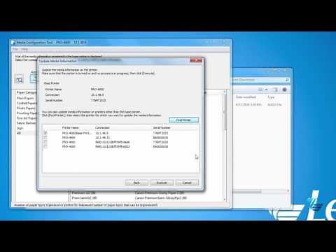 Canon Pro Series Printers - Installing a Media Type with the Media Configuration Tool