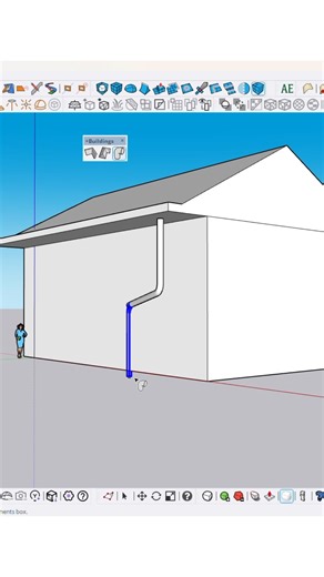 sketchup pro tips / how tocreate a pipes in one click sketchup tutorial sketchup tips sketchup plugin tips #sketchup3d #3d #buidling #3dvisualizer #SKETCHUP #Construction #interiordesign #plugins #elevation #architect #parametric #architectural #building #buildings #InteriorDesign #ai #civilengineer #structure #furnituredesign #fblifestyle #vrayrender | Vray sketchup guru