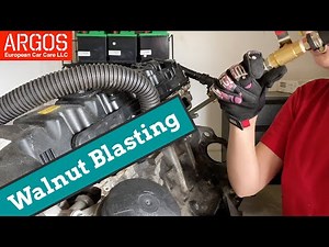 Walnut Blasting For Direct Injection Valve Cleaning