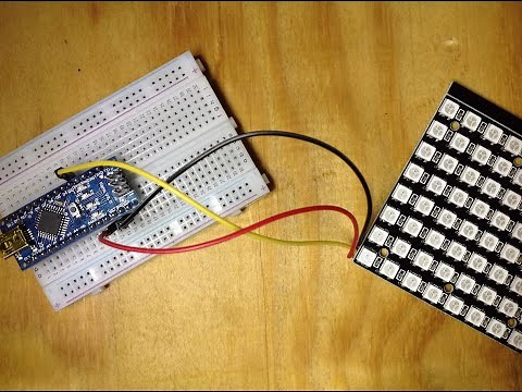 Neopixel WS2812 64 bit with Arduino Nano