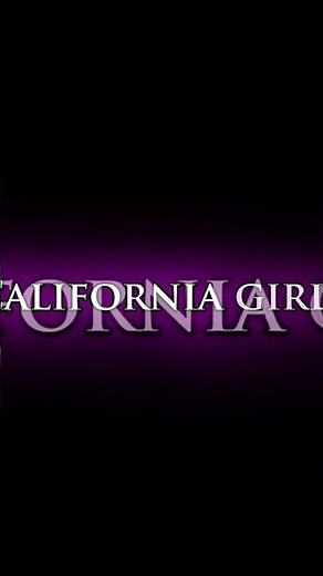 California Gurls