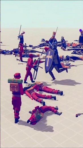 Medieval King ARMY 👑 vs 🪖 MILITARY Army #TABS