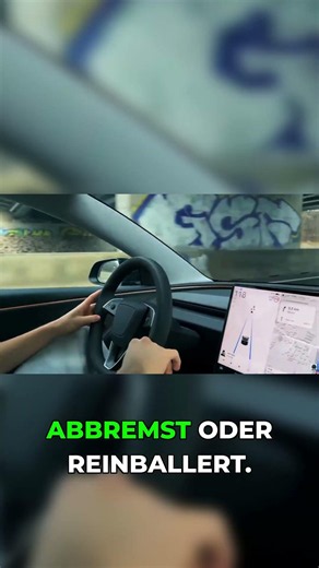 Tesla Autopilot: Notbremsung im Live-Test