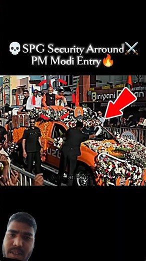 PM Modi Security Cover By SPG 🔥🛡️#spg #commando #pmmodi #modi