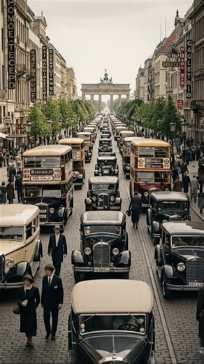 Berlin Then vs Now: 125 Years of Streets Transformed #berlin #evolution #history #shorts #germany