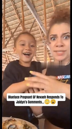 Blueface Pregnant GF Nevaeh Responds To Jaidyn’s Comments…😳😩 #blueface #ytshorts #fyp