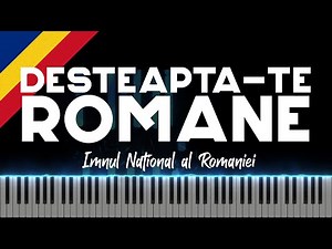 Deșteaptă-te române - Imnul National - Instrumental Pian - Negativ - Tutorial
