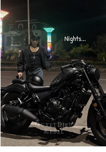 Exploring the Rebel Motorcycle Experience at Night