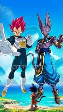 Vegeta vs Beerus 🔥 The Prince Challenges the God of Destruction! | Dragon Ball Super #Shorts
