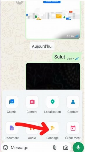 Comment créer un sondage WhatsApp ? #whatsapp #smartphone #astuce