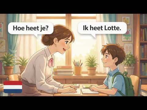 10 Dutch Conversations for Beginners (A1–A2) | Introduce Yourself