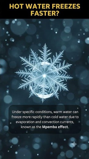 Which one Freezes Faster, Hot or Cold Water? #gkfacts