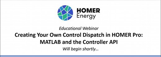 Create Your Own Control Dispatch in HOMER Pro 3.12 using MATLAB and the Controller API | HOMER Microgrid News