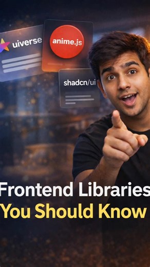 3 Frontend Libraries Every Developer Should Know About! #frontend #developer#webdeveloper