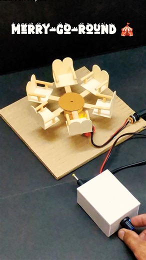 How This Cardboard Ride Actually Spins (DC Motor Experiment) #EngineeringProjects #DIYScience