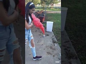 Homemade Colored smoke bombs