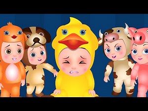 Five Little Funky Babies Jumping On The Bed | Rhymes For Children | TinyDreams Kids
