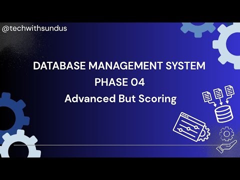 DBMS | General Pattern of SQL query | phase 04 | Stored procedure & Trigger | Tech with Sundus