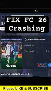 How To Fix FC 26 Crashing On PC - EASY GUIDE