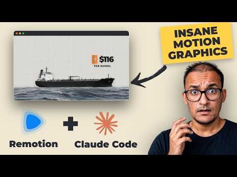 I Made Vox-Style Motion Graphics Using Only Claude Code & Remotion