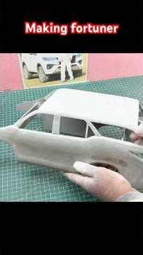 Making fortuner body using PVC pipe🔥😱