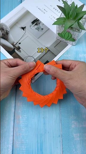 Origami magic wand tutorial! The heart in the middle can rotate in the wind! The colors .