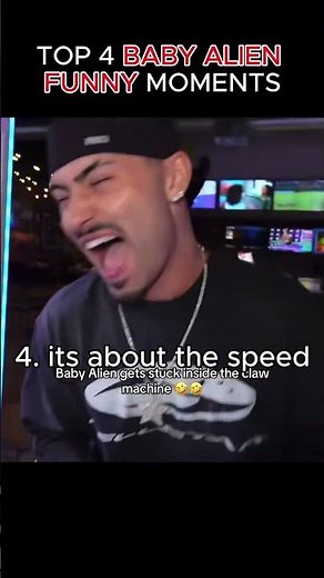 TOP 4 BABY ALIEN FUNNY MOMENTS ‪@babyalien1111‬