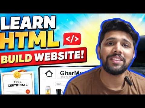 HTML Tutorial for Beginners in Hindi | Complete Course Episode 1 (Free Certificate)