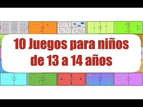 10 JUEGOS PARA NIÑOS DE 13 a 14 AÑOS | Juegos Educación Física