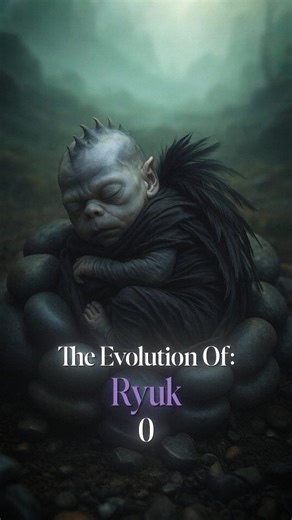 Mythic Shard on Instagram: "Evolution of Ryuk #ryuk #deathnote #death #god #anime"