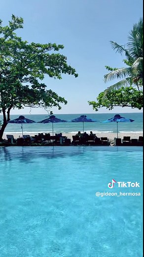 Transformed Beach and Pool for Destination Wedding | Icelandic Lagoon Vibes