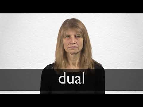 How to pronounce DUAL in British English