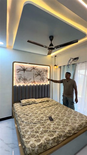 Bedroom interior design ideas #bedroomdecor #interiordesign #shorts #viral #A1interiorsahil