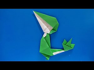 How To Make A Origami Pokemon Snivy Easy | Origami Easy Pokemon Snivy | Origami Instructions