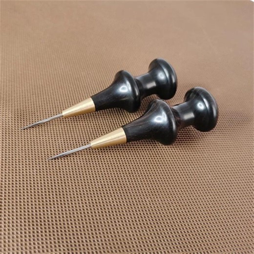 Leather Stitching Awl Tool, Sharp Needle, Non-slip Wood Handle for Sewing Craft, Precise Stitching, Punching, Threading, Making Round Hole - Etsy