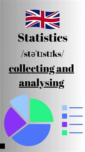 How to Pronounce Statistics in English British Accent #learnenglish #learnenglishtogether