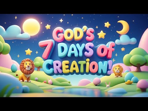 How God Created the World in 7 Days | Bible Story for Children