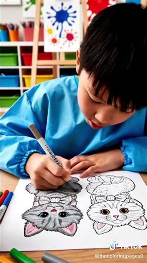 Bring Some Color to Your Day with Cat Coloring Pages!