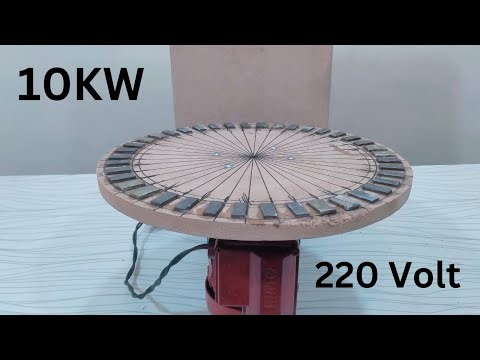 how to make 10 kw electricity generator new experiment part 1