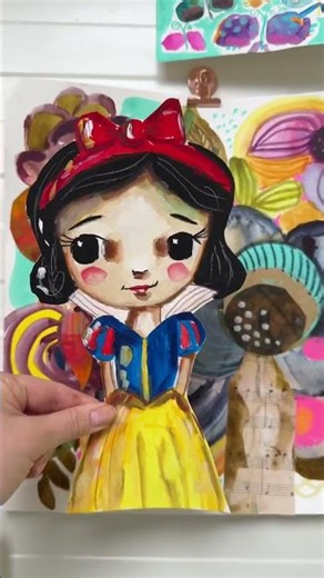 Paint Snow White with me on my Patreon :) #tandiart #art #snowwhite