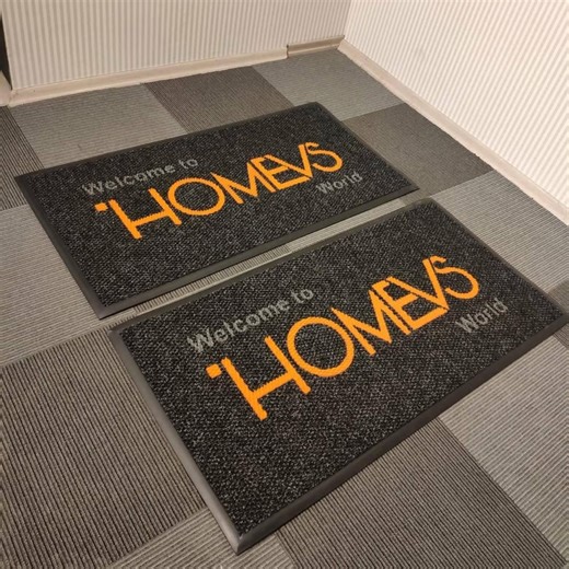 Custom Welcome Logo Mat – Branded Business Entrance Rug - Etsy