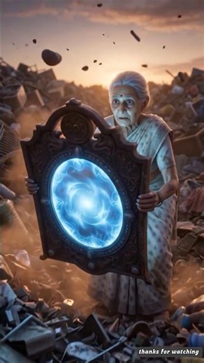 Magic mirror found in garbage heap! 🪞✨👵🏻|#HindiStories #3DAnimation #Hindi animation studio