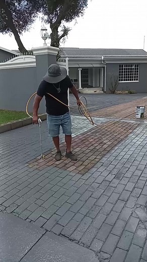 let us do your paving Flawlessly 😉 #airlessspraypainting #satisfying #transformation #fyp #painting #witbank #FlawlessCoatings