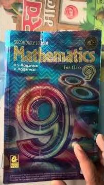 New rs aggarwal class 9