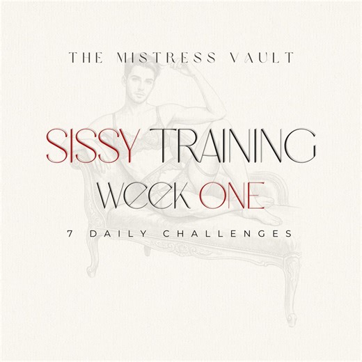Sissy Training Week-one | 7 Day Feminization Training Tasks | for Couples & Individuals - Etsy UK