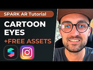 Cartoon Eyes - Spark AR Studio Tutorial! | Create an Instagram filter with Doll or Anime Eyes