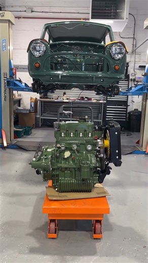 173K views · 2K reactions | The engine’s built, the shell’s waiting… Next up: an expert install!  Got a Mini engine that’s not running like it should? Our experts can get yours back to its best – get in touch today!  sales@minisport.com |  01282 778 731 #minisportltd #miniengine #classicminiengine #mk1mini | Mini Sport Ltd | Facebook