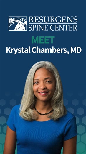Resurgens Spine Center on Instagram: "Get to know Dr. Krystal Chambers! She is board certified in Physical Medicine and rehabilitation and serves as Co-Medical Director of Resurgens Spine Center. Her areas of expertise include Physical Medicine & Rehabilitation, Non-Operative Spine Care, Interventional Spine Injection Procedures, and Electrodiagnostic/Nerve Conduction Studies. Dr. Chambers sees patient care as a partnership, working with her patients to help them reduce pain and back to doing wh