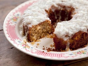 Lemon-Glazed Coconut Cake