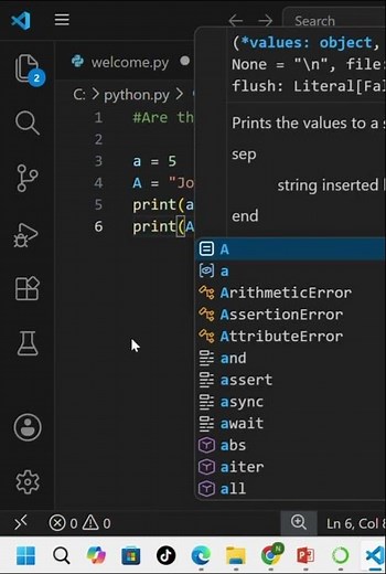 🐍 Is Python Case Sensitive? 🤯 Proof with a Real Program!